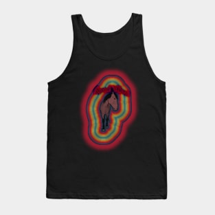 Good vibes with a trippy horse Tank Top